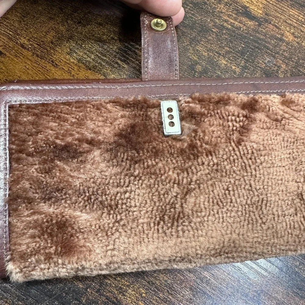 Vintage Godfred & Associates Full Grain Cowhide Seal Wallet Cartier Insert. Rare